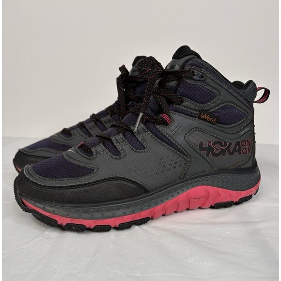 HOKA One One Women’s 8 Tor Tech Mid Hiking Boots Waterproof eVent Outdoor - Picture 1 of 16